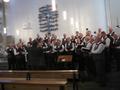 Auf der Hinfahrt begleiteten wir den Gottesdienst in einer Kölner Kirche musikalisch.